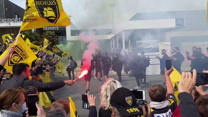 Finale de Champions Cup - Le Stade Rochelais à l'aéroport direction Londres