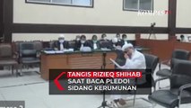 Bacakan Pledoi, Rizieq Shihab Nangis saat Cerita Ingin Pulang ke Indonesia