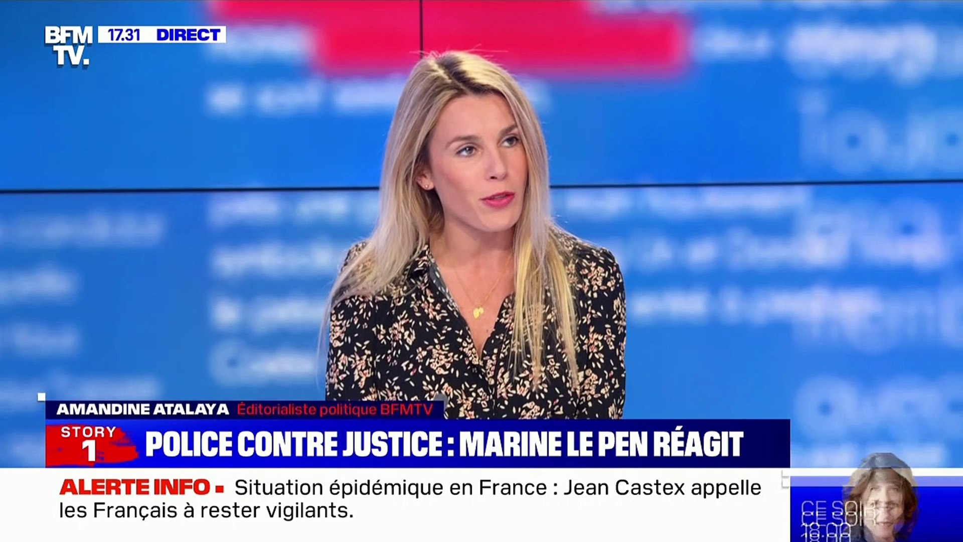 Story 3 : Police contre justice, Marine Le Pen réagit - 20/05 - Vidéo  Dailymotion