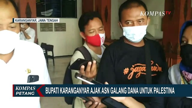 Bupati Karanganyar Ajak ASN Galang Dana untuk Palestina
