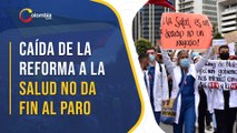 Paro nacional en Colombia sigue a pesar de que reforma a la salud se cayó