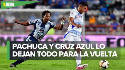 Pachuca y Cruz Azul empatan en la semifinal de ida
