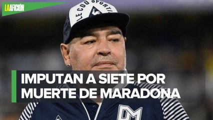 Siete personas fueron imputadas por la muerte de Maradona