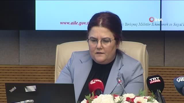 Son dakika haberi: Aile ve Sosyal Hizmetler Bakanı Derya Yanık: 2020 yılında 235 kadın tedbir kararı yokken, 32 tedbir kararı varken, 2021 yılında 85 tedbir kararı...
