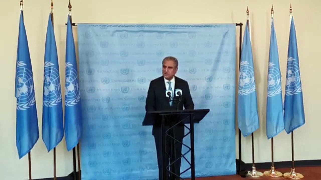 Shah Mahmood Qureshi Press Conference in New York After UN Speech - Republic News