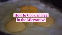 How to Cook an Egg in the Microwave: Scrambled, Poached, or 'Omelet'