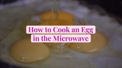 How to Cook an Egg in the Microwave: Scrambled, Poached, or 'Omelet'