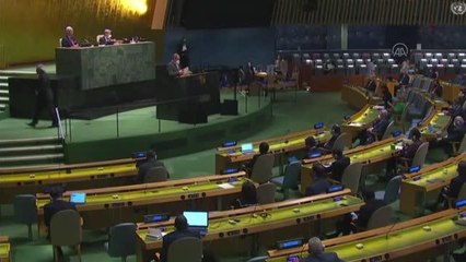 Son dakika haberi: Cezayir Dışişleri Bakanı Bukadum, BM Genel Kurulu Filistin özel oturumunda konuştu