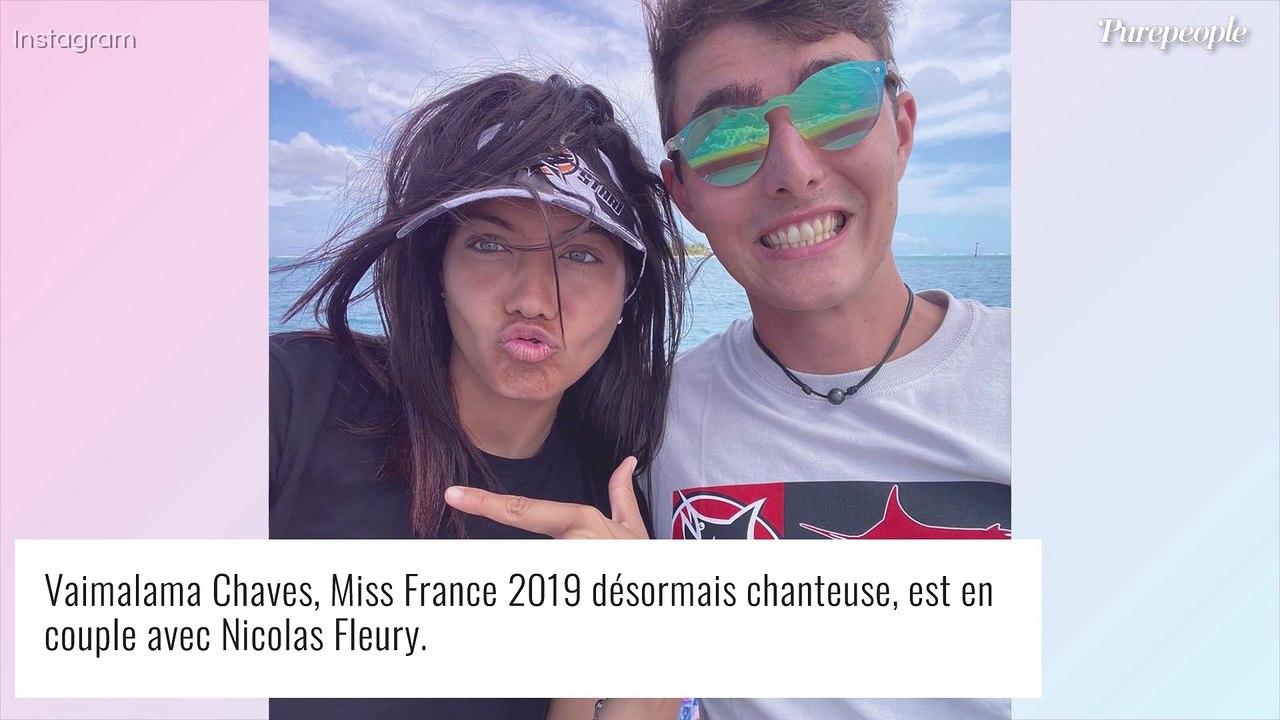 Vaimalama Chaves amoureuse de Nicolas : rares photos avec son alter ego au "caractère de cochon"