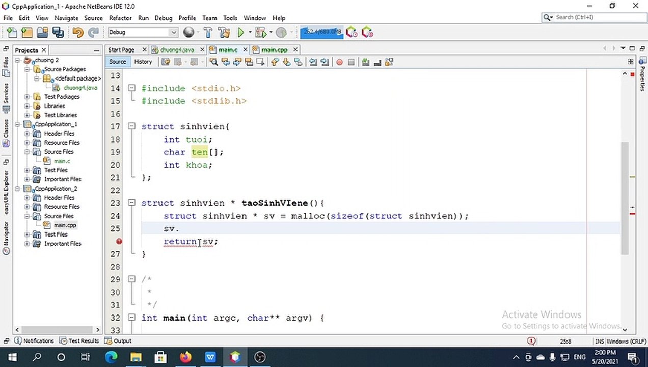 Đối tượng và lớp, Object and class, Học Java cơ bản bằng Tiếng Việt