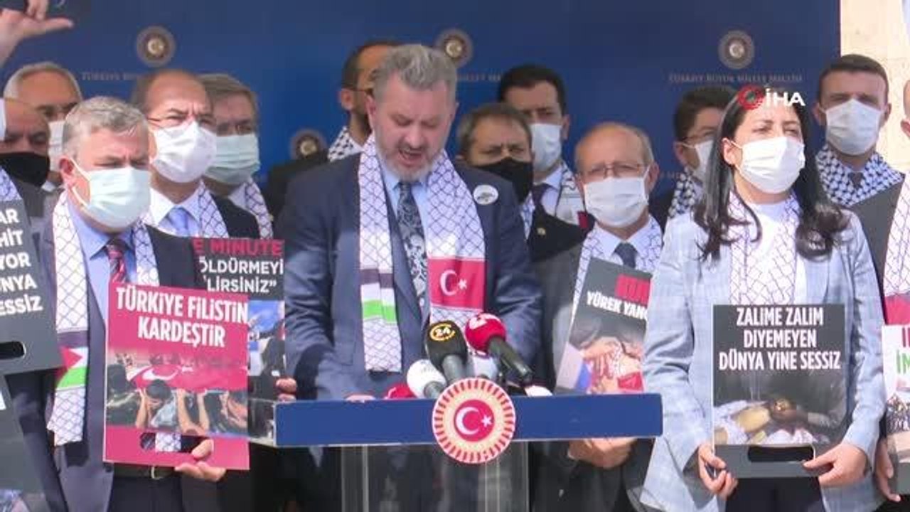 Türkiye- Filistin Dostluk Grubu Başkanı Hasan Turan: "İsrail, insanlık onurunu ayaklar altına almakta, savaş suçu işlemektedir"