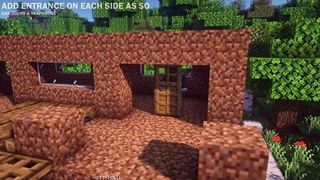 Minecraft: How To Build A Dirt House | Simple Dirt House Build Tutorial