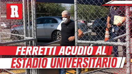 Tuca Ferretti acudió al Estadio Universitario al tiempo que Miguel Herrera llegaba a Monterrey