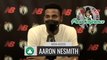 Aaron Nesmith Practice Interview | Celtics vs Nets