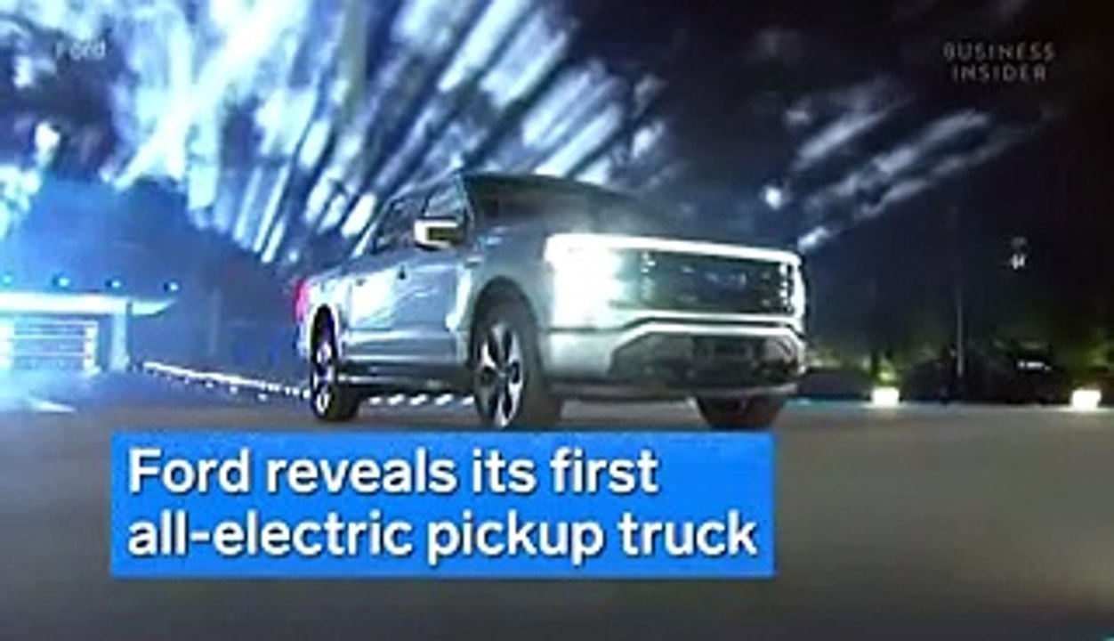 Ford revealed its first-ever all-electric pickup truck, the F-150 Lightning