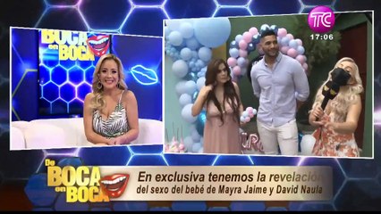 Así fue la revelación del sexo del bebé de Mayra Jaime