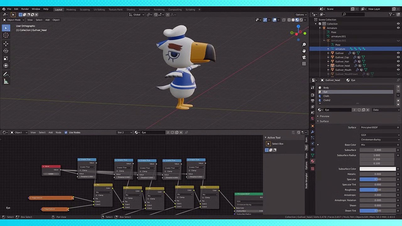 3 Simple Ways To Animate Face Textures [In Blender]