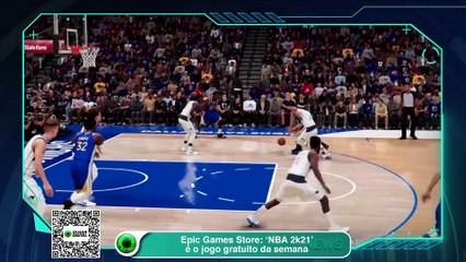 Epic Games Store- ‘NBA 2k21’ é o jogo gratuito da semana