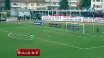 80 metreden gol attı!