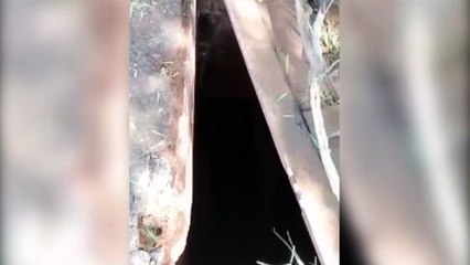 "Eles estão esperando alguém cair aqui para vir arrumar", diz morador sobre buraco destapado na Av. Corbélia