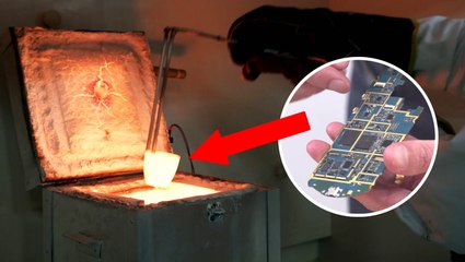 How gold is mined from electronic waste using microbes