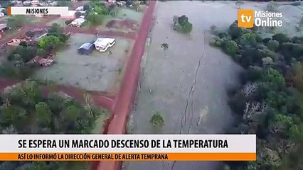Se espera un marcado descenso de la temperatura
