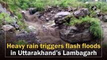 Heavy rain triggers flash floods in Uttarakhand’s Lambagarh