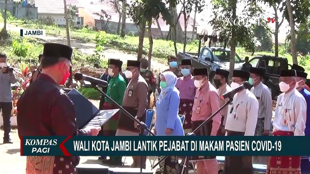 Wali Kota Jambi Lantik 135 Pejabat di Tempat Pemakaman Khusus Covid-19