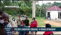 Polisi Tangkap 14 Orang dalam Kasus Pembakaran Polsek Candipuro Lampung