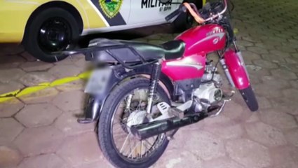 Motocicleta com placa clonada é apreendida no Centro de Cascavel