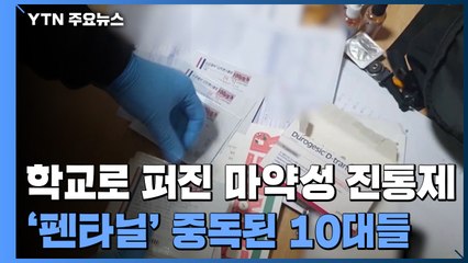 학교로 퍼진 '마약성 진통제'...10대 무더기 검거 / YTN