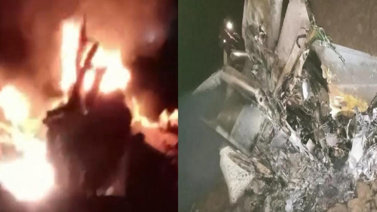 MIG-21 fighter aircraft crashed, pilot martyred