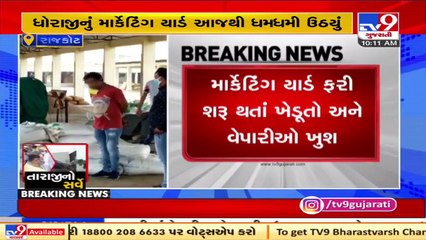 Dhoraji marketing yard resumes operations from today _ TV9News