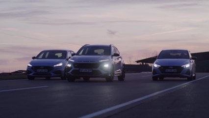 Hyundai i20 N, Hyundai i30 N & Hyundai Kona N Driving Video