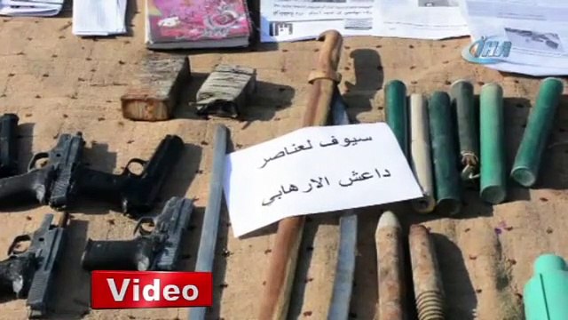 Irak Ordusu DAEŞ’e ait mühimmatları temizliyor