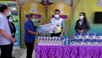 ผู้ว่าฯรับมอบอุปกรณ์ทางการแพทย์จากบริษัทไทยแอโรว์ จำกัด สนับสนุนการปฏิบัติงานของโรงพยาบาล ช่วงสถานการณ์ โควิด - 19