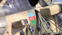GİRESUN - Sahile zorunlu iniş yapan Azerbaycan'a ait askeri helikopterdeki arıza giderilmeye çalışılıyor