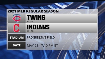 Twins @ Indians Game Preview for MAY 21 -  7:10 PM ET