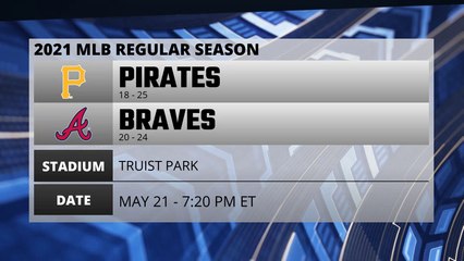Pirates @ Braves Game Preview for MAY 21 -  7:20 PM ET