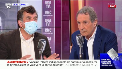 Arnaud Fontanet sur les réouvertures: "C'est à nous d'en faire un élément qui permettra de nous soulager sans que ça devienne un frein à cette baisse du nombre de cas"