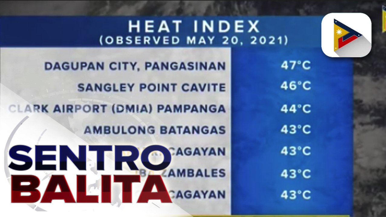 PTV INFO WEATHER: ITCZ, patuloy na magpapaulan sa Visayas at Mindanao; easterlies, umiiral sa nalalabing bahagi ng bansa; 47 degrees celsius na heat index, muling naitala sa Dagupan City