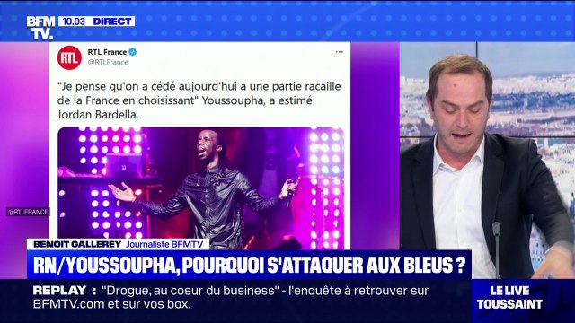 Hymne des Bleus: Youssoupha se retrouve dans le viseur du Rassemblement national sur les réseaux sociaux