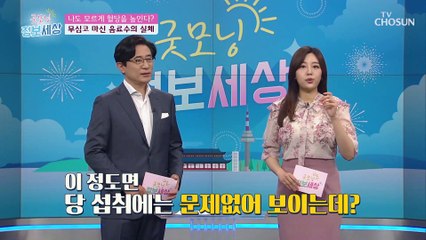 평소에 즐겨 마시는 설탕 없는 무가당 주스의 실체 TV CHOSUN 210521 방송