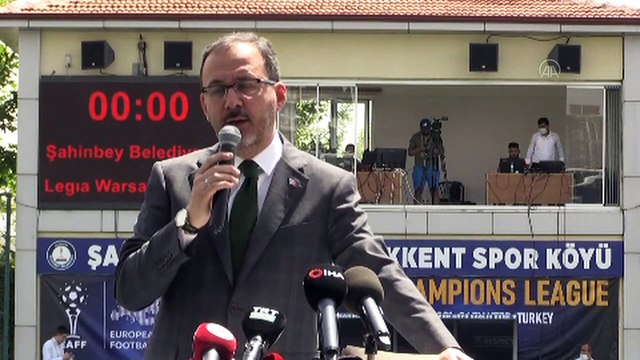 GAZİANTEP - Gençlik ve Spor Bakanı Kasapoğlu - Avrupa Ampute Futbol Federasyonu Şampiyonlar Ligi (2)