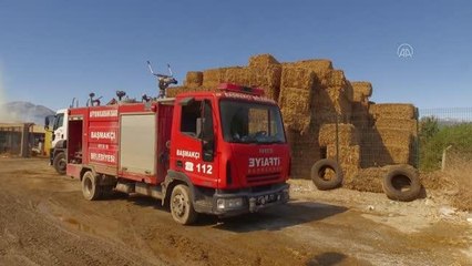 AFYONKARAHİSAR - Pelet yakıtı üretilen tesiste çıkan yangın söndürüldü