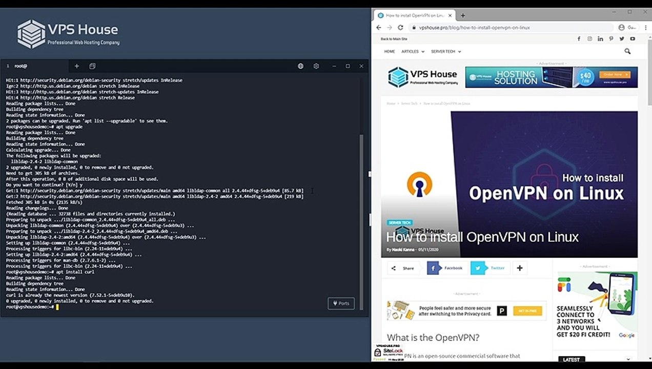 [VPS House] How to install OpenVPN on Linux?