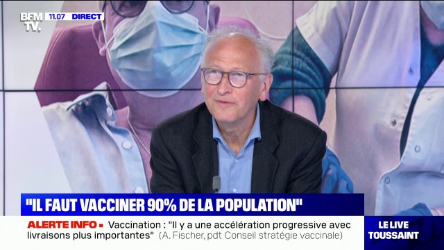 Alain Fischer sur le vaccin Moderna: À l'horizon des mois de juillet-août, il y aura 2.5 millions de doses disponibles par mois