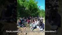 MSB: Yunanistan tarafından dövülen, ayakkabı, para ve kimlikleri alınarak aç ve susuz rehin tutulan 35 düzensiz göçmen kurtarıldı