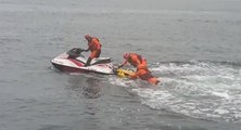 Trieste - Vigili del Fuoco, prove di soccorso su moto d'acqua (21.05.21)