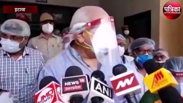 सीएम के निर्देश पर कोविड अस्पताल का निरीक्षण करने पहुंचे प्रभारी मंत्री